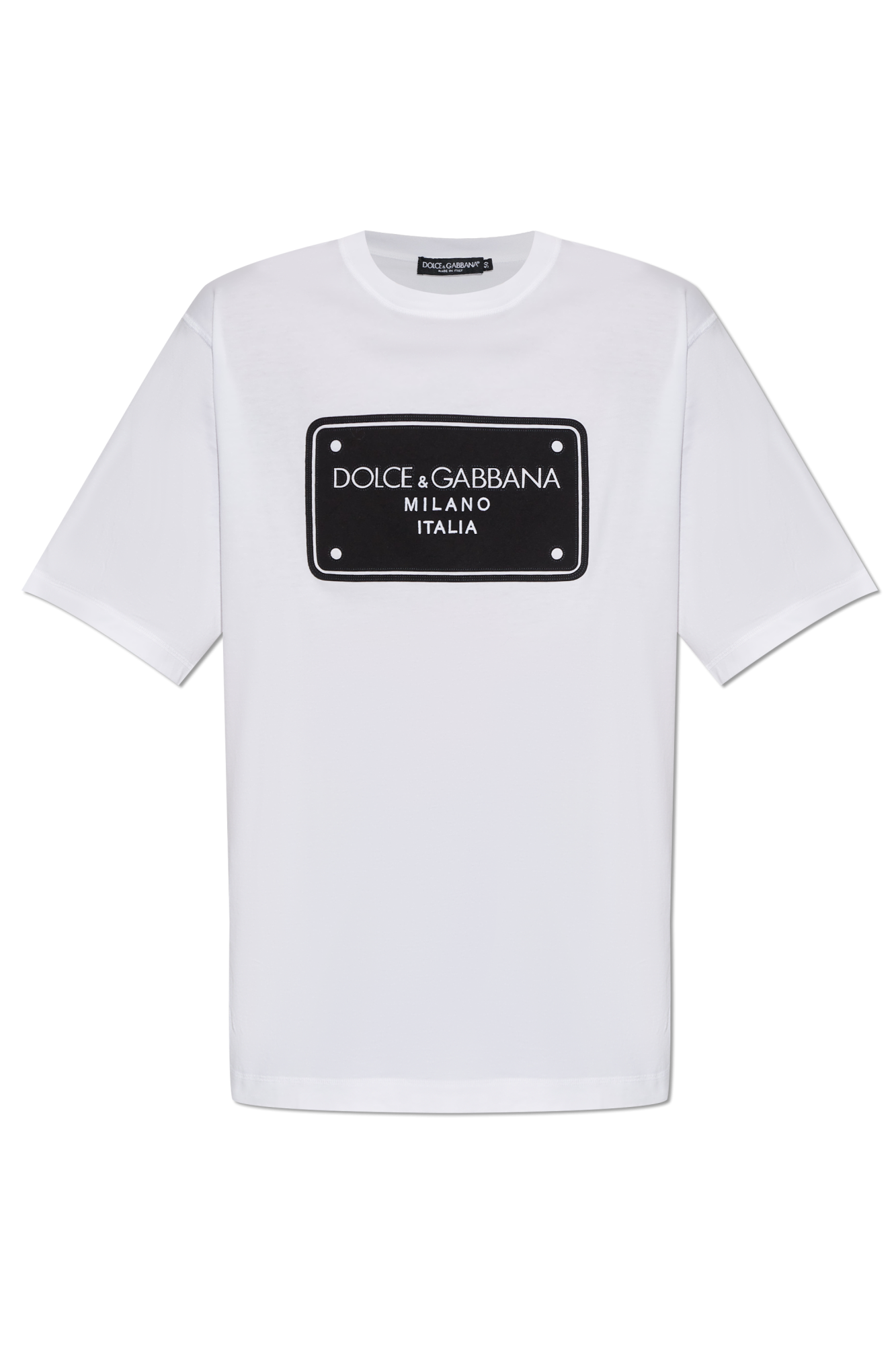 White T shirt with logo Dolce Gabbana Vitkac Australia